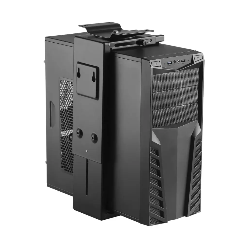 Adjustable Under-Desk/Wall Cpu Mount SH CP6 | SILVRLYNXX